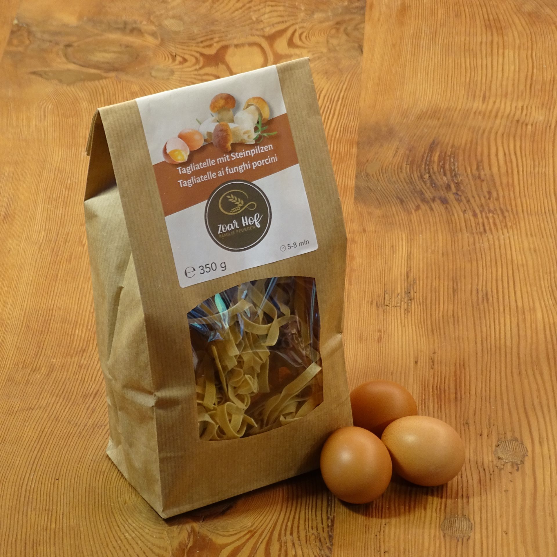 Eierteigtagliatelle Steinpilz